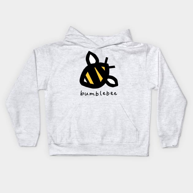 Cute Bee for Kids Kids Hoodie by ellenhenryart